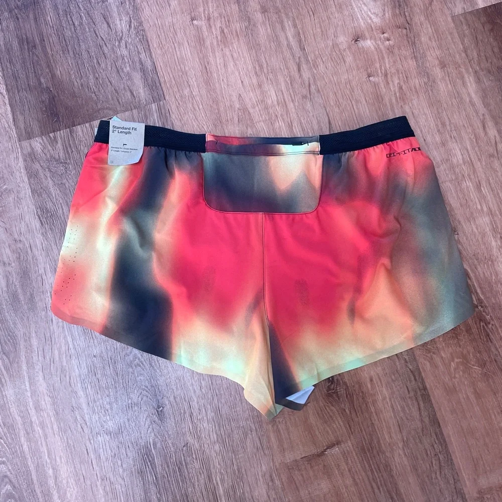 Nike Mens Dri Fit ADV Elite Aeroswift 2” Running Shorts Size XL Ombré Gradient